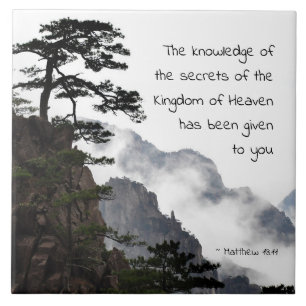 Matthew 13:11 Secrets of the Kingdom of Heaven Tile