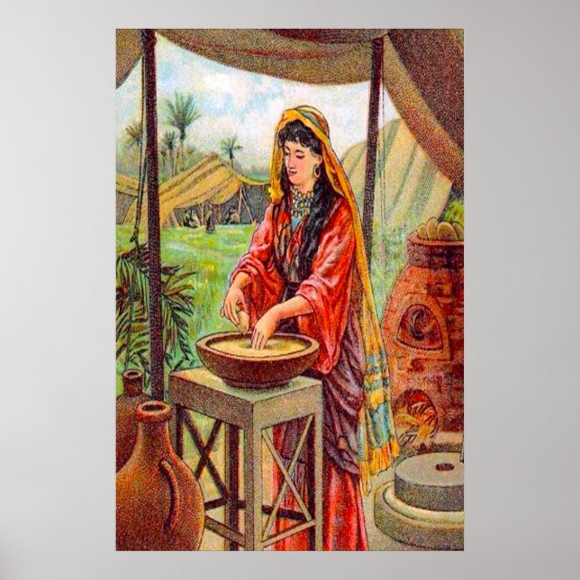 Matthew 13:33 Parable About Yeast Poster (Front)