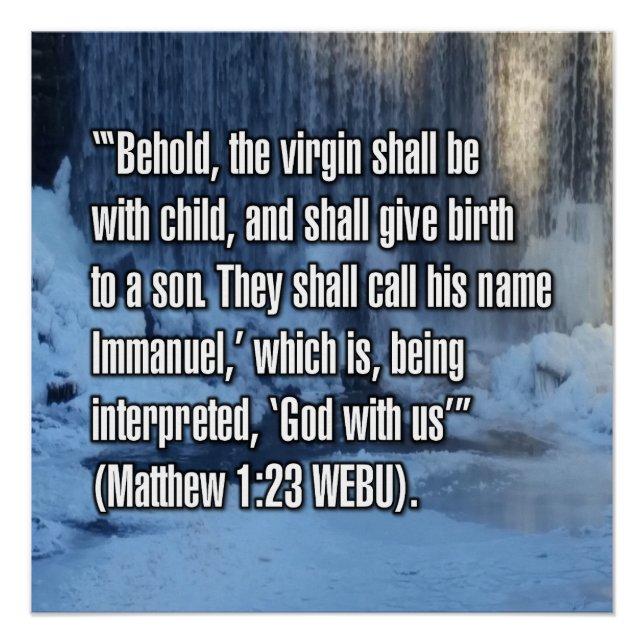Matthew 1:23 WEBU Poster (Front)