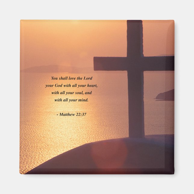 MATTHEW 22:37 MAGNET (Front)