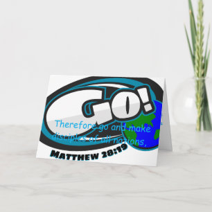 Matthew 28:19 Card