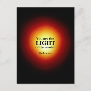 Matthew 5:14 postcard