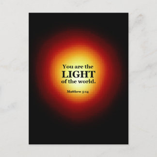Matthew 5:14 postcard