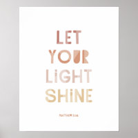 Matthew 5:16 Let Your Light Shine