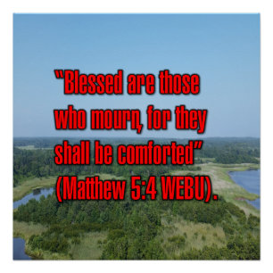 Matthew 5:4 WEBU Poster