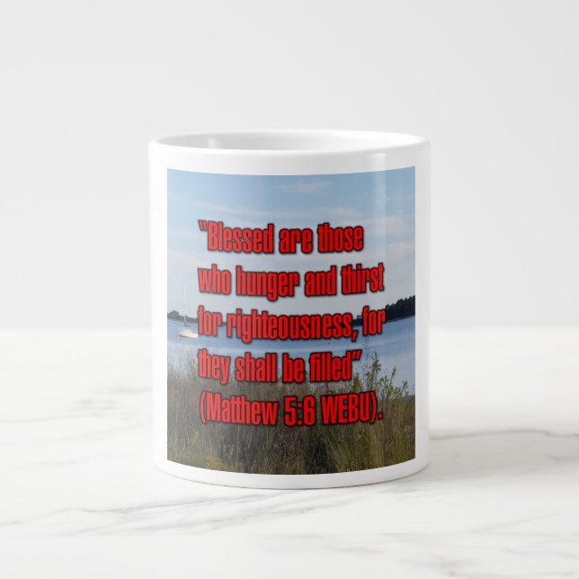 Matthew 5:6 WEBU Mug (Front)