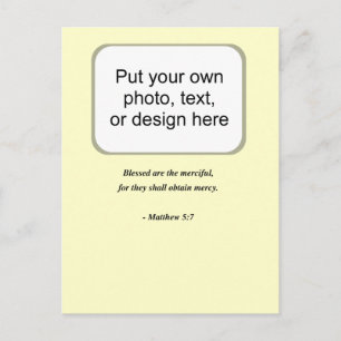 MATTHEW 5:7 POSTCARD