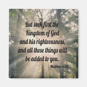 Matthew 6:33 magnet