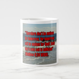 Matthew 6:34 WEBU Mug