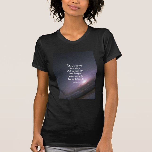 Matthew 7:12 T-Shirt (Front)