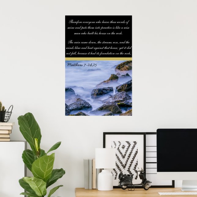 Matthew 7-24'25 Therefore everyone who Poster (Home Office)