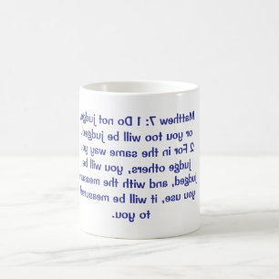 Matthew 7 coffee mug