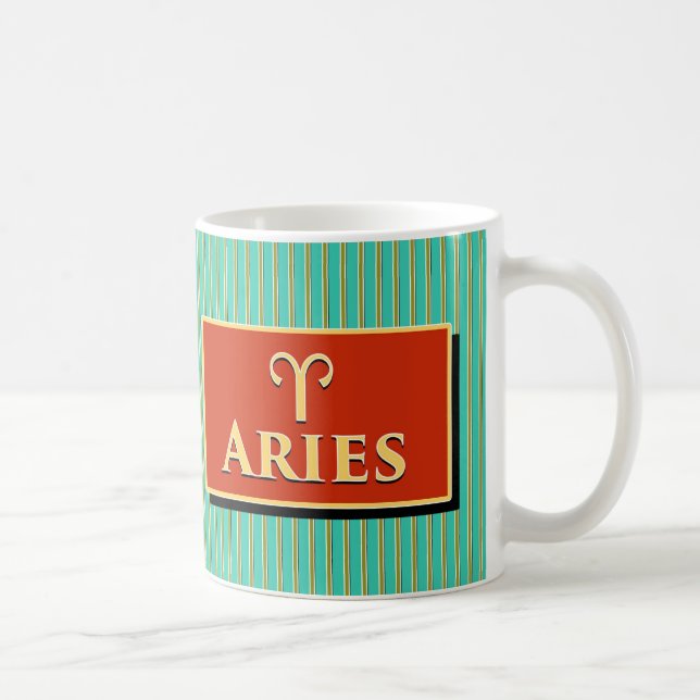 Matthew Aries Modern Retro Coffee Mug (Right)