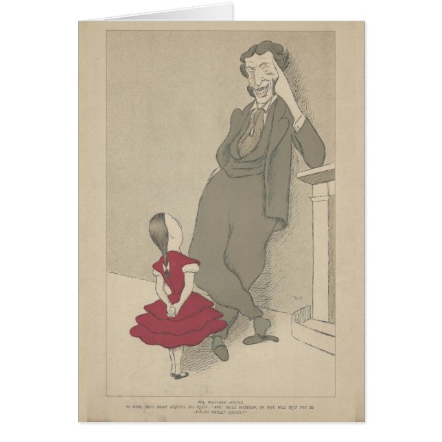 Matthew Arnold and his niece by Max Beerbohm (Front)