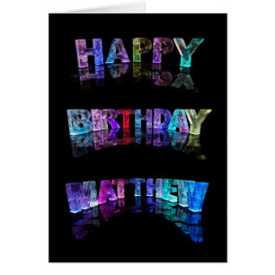 Matthew nommé dans 3D s'allume (la photographie)