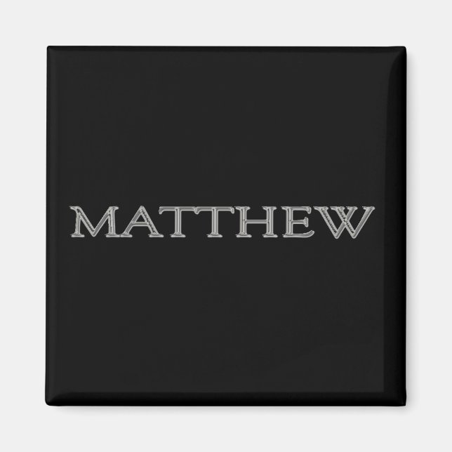 Matthew Personalized Name Magnet (Front)