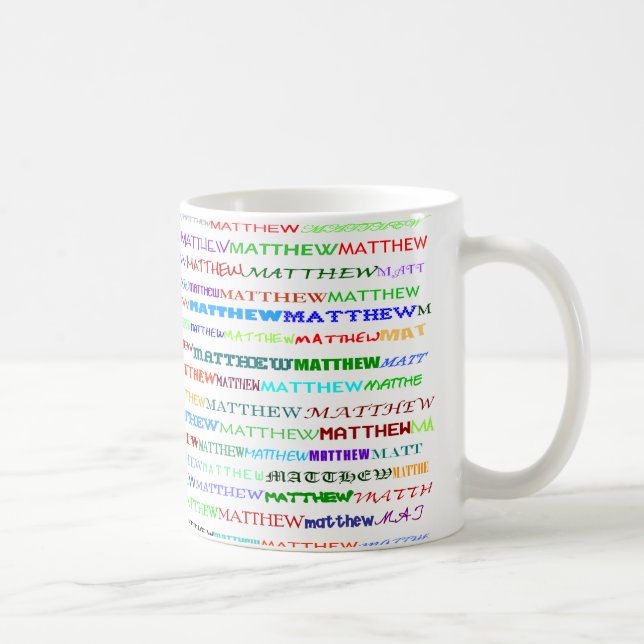 Matthew Text Design II Mug II (Right)