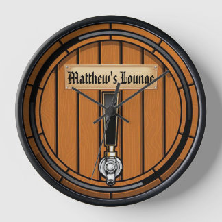 Matthew's Lounge Round  Clock