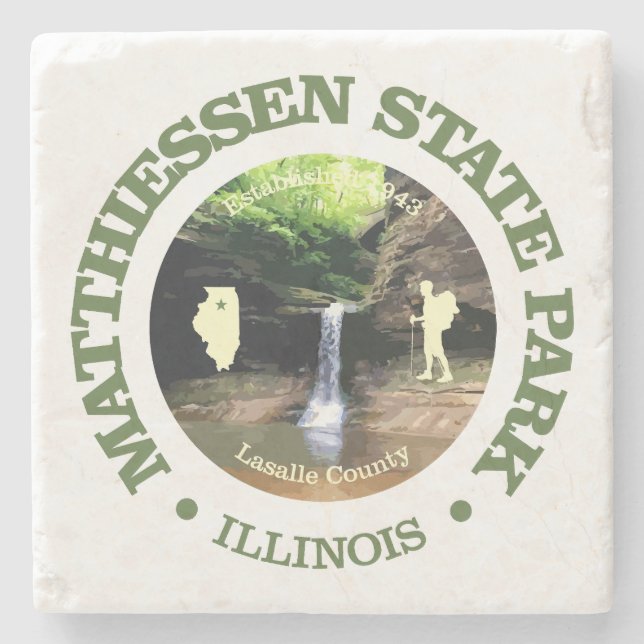 Matthiessen SP Stone Coaster (Front)