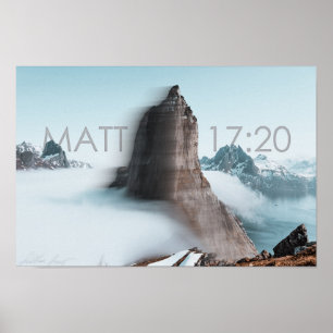 Matthieu 17:20   Poster de Motion Mountain