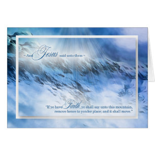 Matthieu 17:20 Rien n'est impossible Montagnes Ble