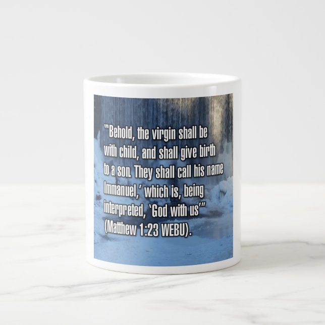 Matthieu 1:23 WEBU Mug (Devant)