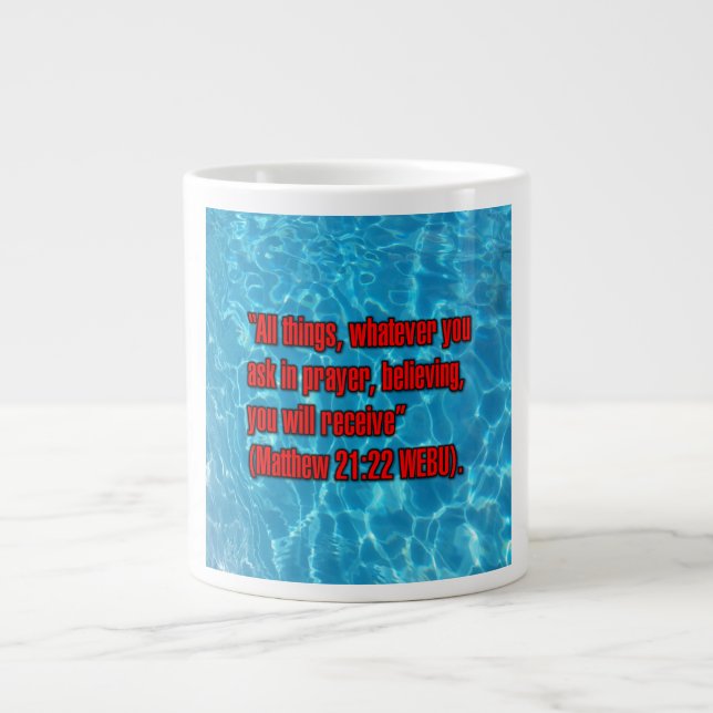 Matthieu 21:22 WEBU Mug (Devant)