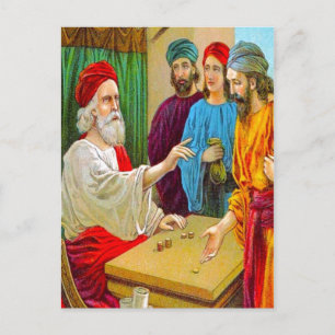 Matthieu 25:14-30 Parabole des Talents carte posta