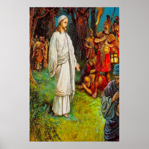 Matthieu 26:47-50 Jésus est arrêté poster