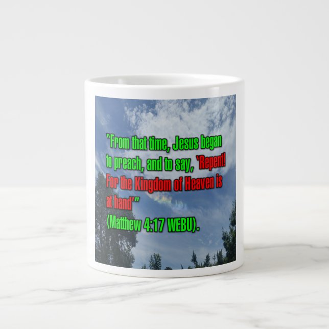 Matthieu 4:17 WEBU Mug (Devant)