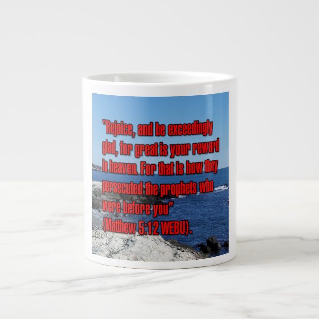 Matthieu 5:12 WEBU Mug (Devant)