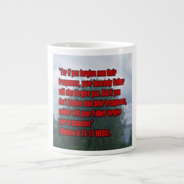 Matthieu 6:14-15 WEBU Mug (Devant)