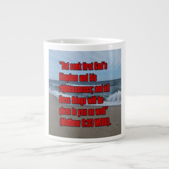 Matthieu 6:33 WEBU Mug (Devant)