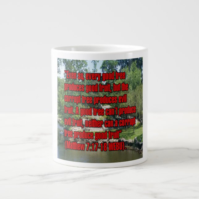 Matthieu 7:17-18 WEBU Mug (Devant)