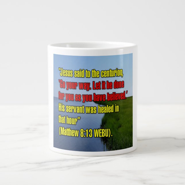 Matthieu 8:13 WEBU Mug (Devant)