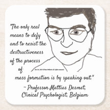 Mattias Desmet Wisdom Coasters by RoseWrites