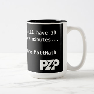 MattMathMugTea Two-Tone Coffee Mug