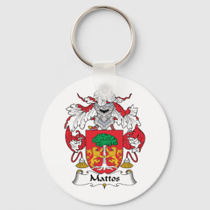 Mattos Family Crest Keychain