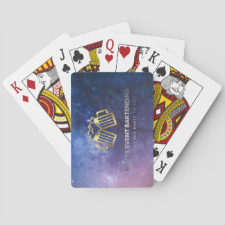 Matts event bartending logo playing cards