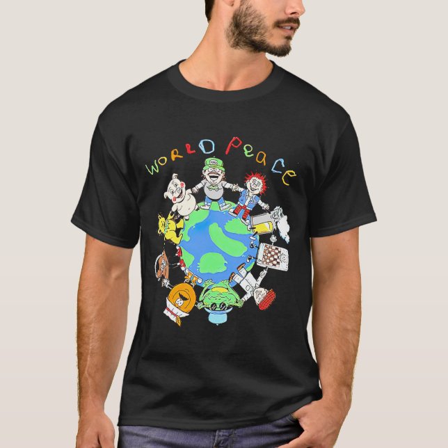 Matty Canadian Chef Matheson WORLD PEACE T-Shirt (Front)