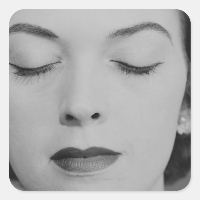 Mature Woman 2 Square Sticker (Front)
