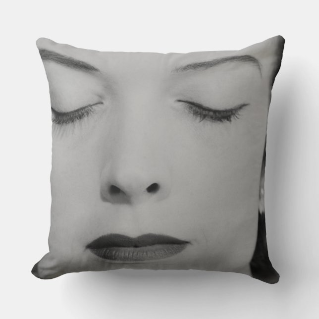 Mature Woman 2 Throw Pillow (Front)