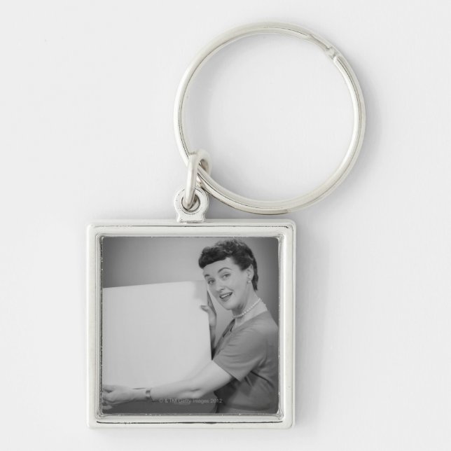 Mature Woman Keychain (Front)