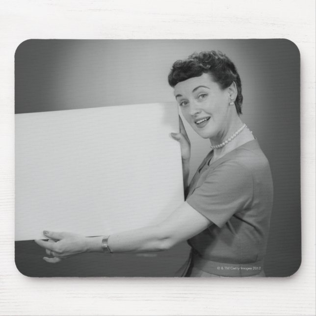 Mature Woman Mouse Pad (Front)