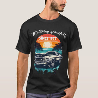Maturing Gracefully Since 1977 Classic Caree vinta T-Shirt