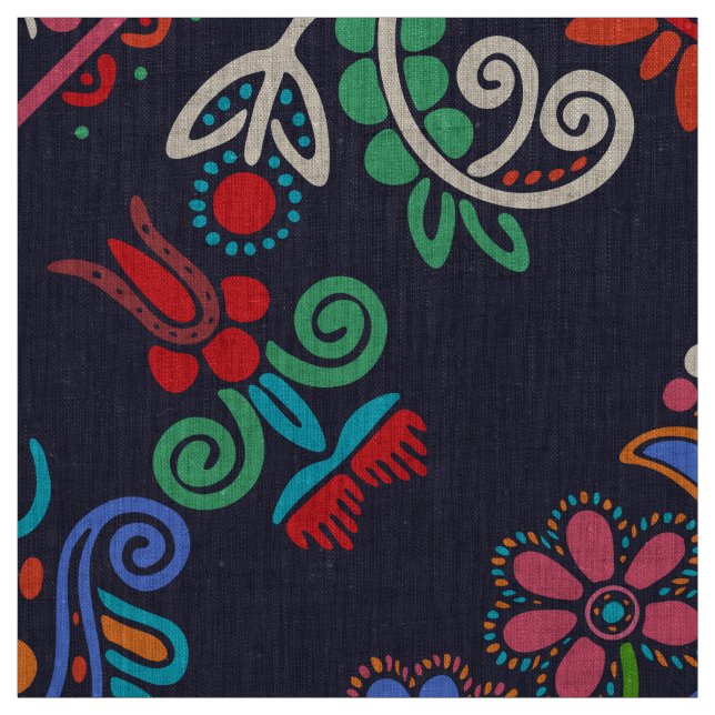 Matyo pattern fabric (Swatch)