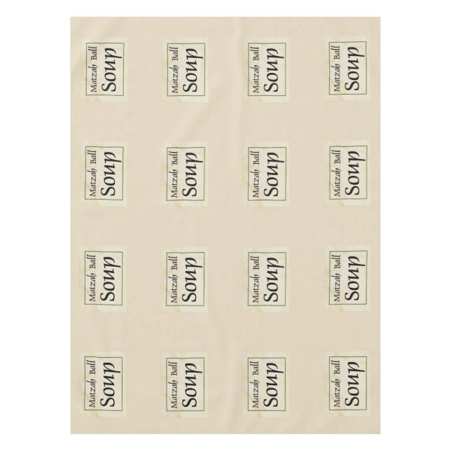 Matzah Ball Soup Tablecloth (Front)