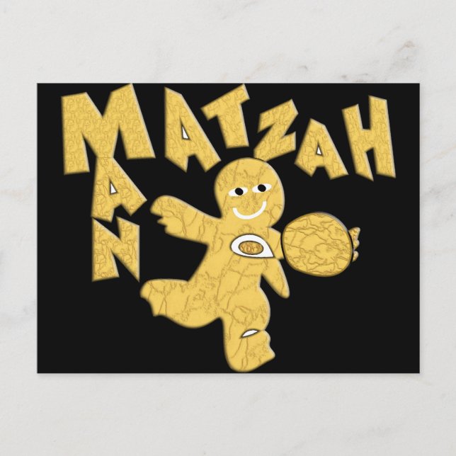 Matzah Man Postcard (Front)