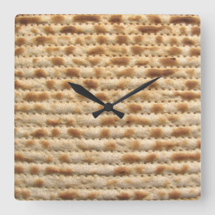 Matzah Square Wall Clock