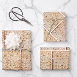 Matzah  wrapping paper sheet<br><div class="desc">Real photo of matzah</div>